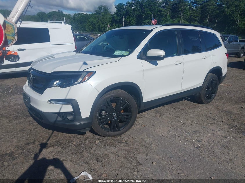 2022 Honda Pilot VIN 5FNYF6H23NB044884 IAAI salvage auction — RIGHT SIDE, Salvage Title, sold $9,700 on 2026-07-31 (photo 2)