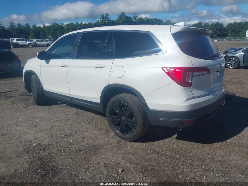 2022 Honda Pilot VIN 5FNYF6H23NB044884 IAAI salvage auction — RIGHT SIDE, Salvage Title, sold $9,700 on 2026-07-31 (photo 3)