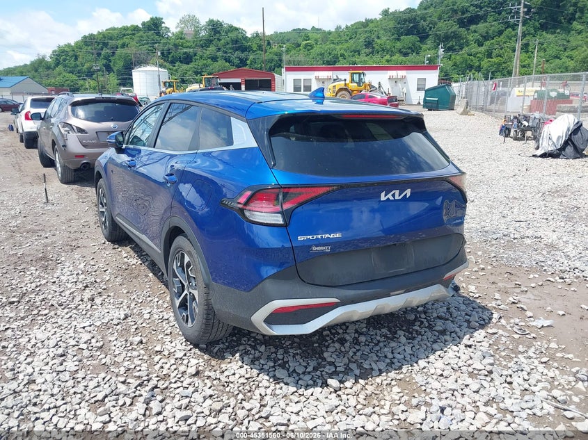 2023 Kia Sportage VIN 5XYK33AF9PG027612 IAAI salvage auction — RIGHT REAR, Salvage (Pennsylvania), sold $7,900 on 2026-07-14 (photo 3)