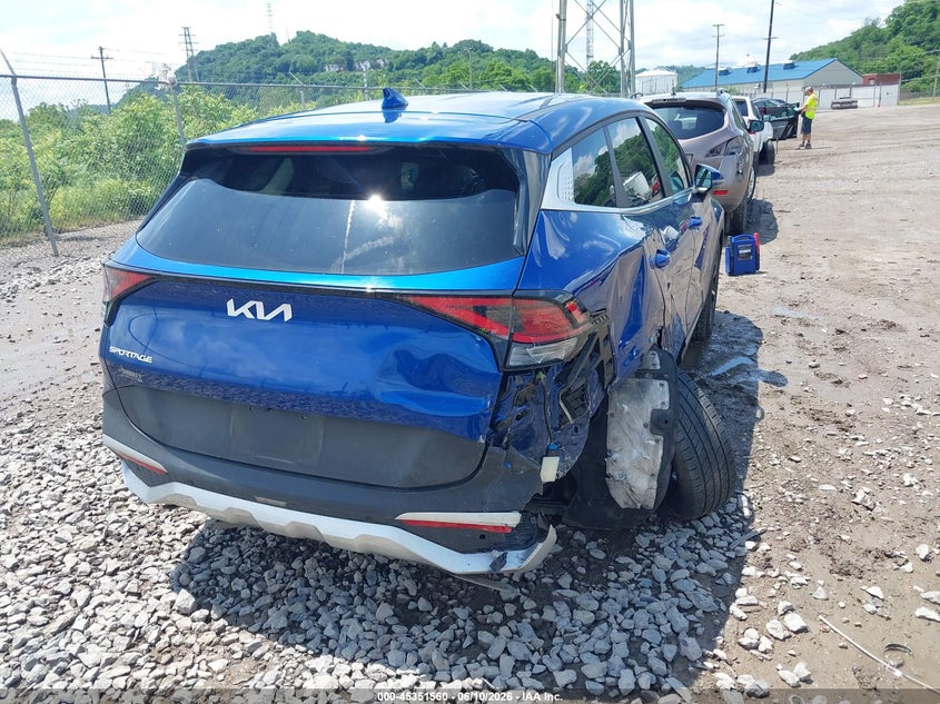 2023 Kia Sportage VIN 5XYK33AF9PG027612 IAAI salvage auction — RIGHT REAR, Salvage (Pennsylvania), sold $7,900 on 2026-07-14 (photo 4)