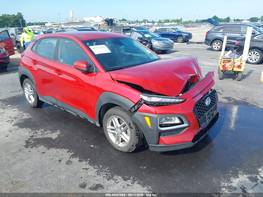 2021 Hyundai Kona VIN KM8K1CAA8MU739867 IAAI salvage auction — LEFT FRONT, Salvage (Missouri), sold $2,500 on 2026-07-21 (photo 1)