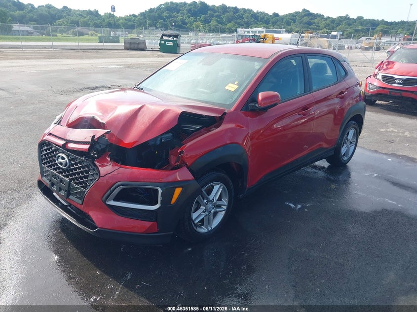 2021 Hyundai Kona VIN KM8K1CAA8MU739867 IAAI salvage auction — LEFT FRONT, Salvage (Missouri), sold $2,500 on 2026-07-21 (photo 2)
