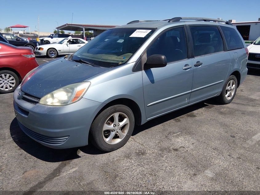2004 Toyota Sienna VIN 5TDZA23C64S176852 IAAI salvage auction — NORMAL WEAR, Clear (Nevada), sold $600 on 2026-07-17 (photo 2)