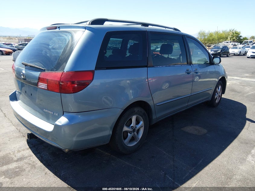 2004 Toyota Sienna VIN 5TDZA23C64S176852 IAAI salvage auction — NORMAL WEAR, Clear (Nevada), sold $600 on 2026-07-17 (photo 4)