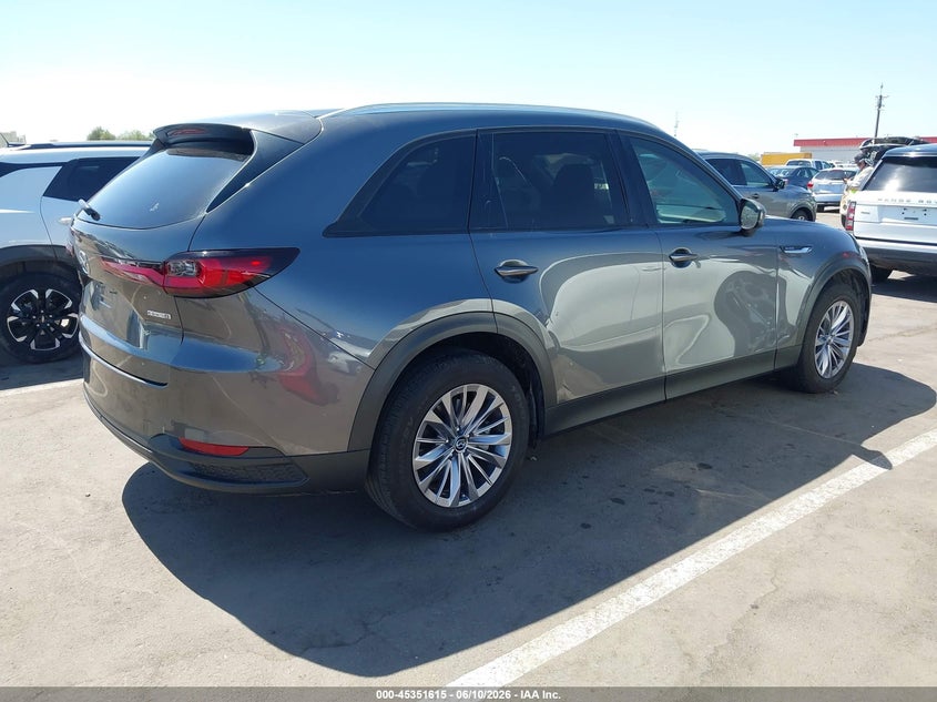 2025 Mazda Cx-90 VIN JM3KKBHD2S1252617 IAAI salvage auction — Burn Engine, Salvage Title, sold $19,825 on 2026-08-25 (photo 4)