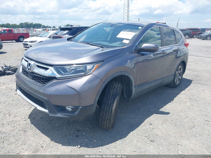 2017 Honda Cr-v VIN 7FARW1H84HE016922 IAAI salvage auction — RIGHT FRONT, Clear (Arkansas), sold $6,200 on 2026-07-22 (photo 2)