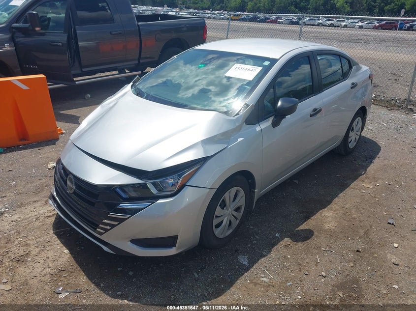 2024 Nissan Versa VIN 3N1CN8DV6RL841214 IAAI salvage auction — FRONT END, Salvage (Tennessee), sold $2,025 on 2026-07-09 (photo 2)