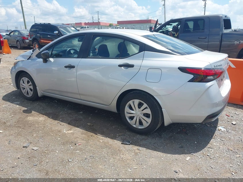 2024 Nissan Versa VIN 3N1CN8DV6RL841214 IAAI salvage auction — FRONT END, Salvage (Tennessee), sold $2,025 on 2026-07-09 (photo 3)