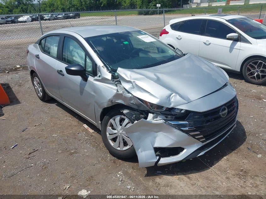 2024 Nissan Versa VIN 3N1CN8DV6RL841214 IAAI salvage auction — FRONT END, Salvage (Tennessee), sold $2,025 on 2026-07-09 (photo 6)