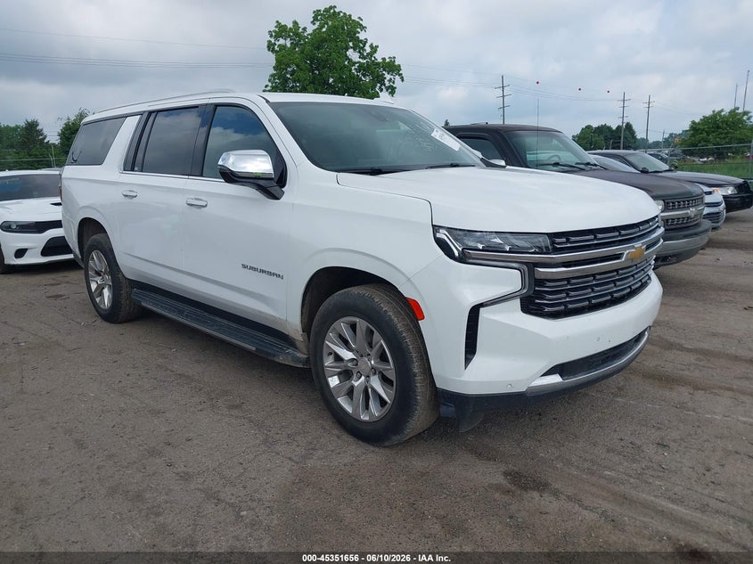 2022 Chevrolet Suburban VIN 1GNSCFKD5NR190326 IAAI salvage auction — UNKNOWN, Clear (Oklahoma), sold $23,675 on 2026-07-11 (photo 1)