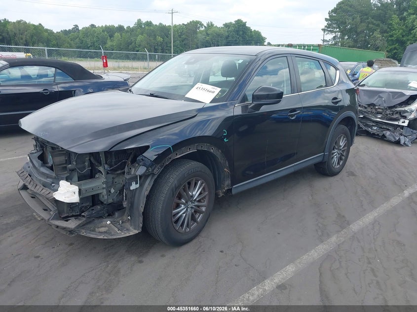2017 Mazda Cx-5 VIN JM3KFABL3H0116686 IAAI salvage auction — FRONT END, Salvage (North Carolina), sold $3,300 on 2026-07-08 (photo 2)