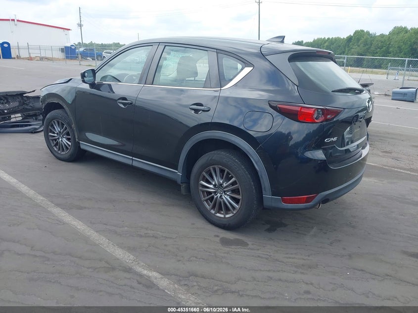 2017 Mazda Cx-5 VIN JM3KFABL3H0116686 IAAI salvage auction — FRONT END, Salvage (North Carolina), sold $3,300 on 2026-07-08 (photo 3)
