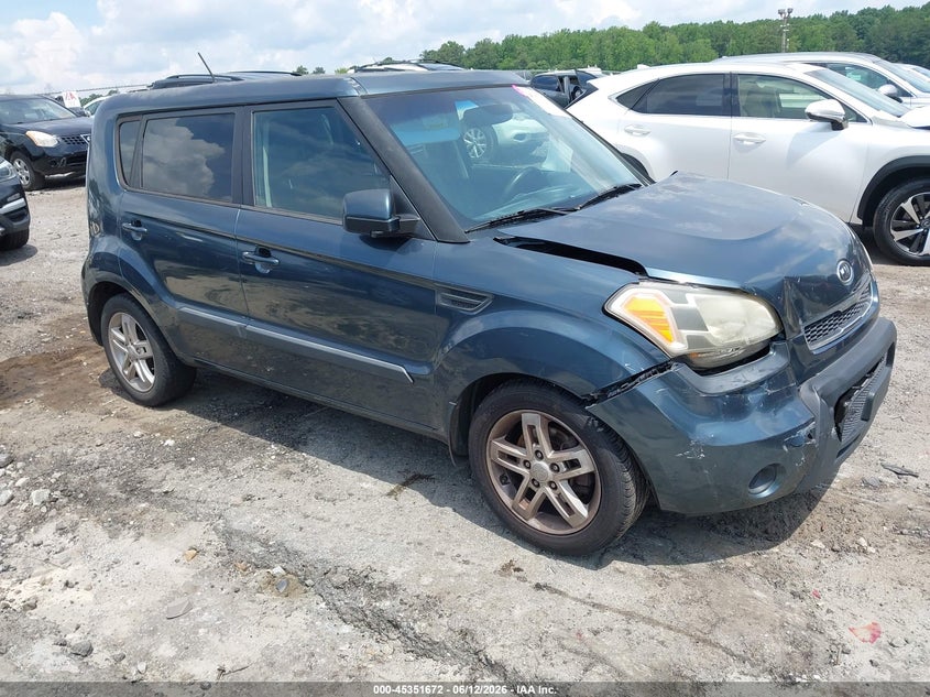 2011 Kia Soul VIN KNDJT2A28B7251723 IAAI salvage auction — FRONT END, Salvage (Georgia), sold $300 on 2026-07-22 (photo 1)