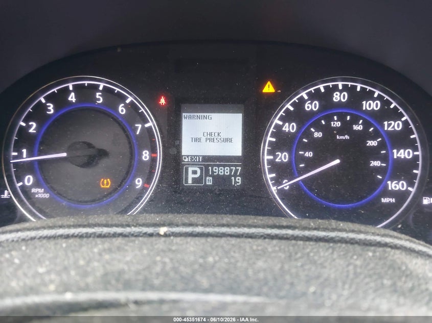 2013 Infiniti G VIN JN1CV6AR6DM358414 IAAI salvage auction — NORMAL WEAR, Salvage Title, sold $400 on 2026-07-29 (photo 7)