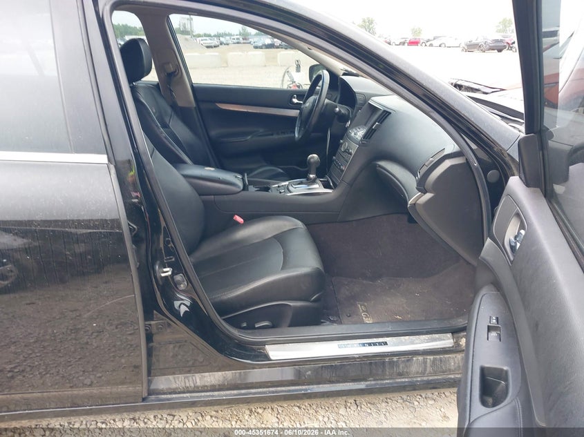 2013 Infiniti G VIN JN1CV6AR6DM358414 IAAI salvage auction — NORMAL WEAR, Salvage Title, sold $400 on 2026-07-29 (photo 5)