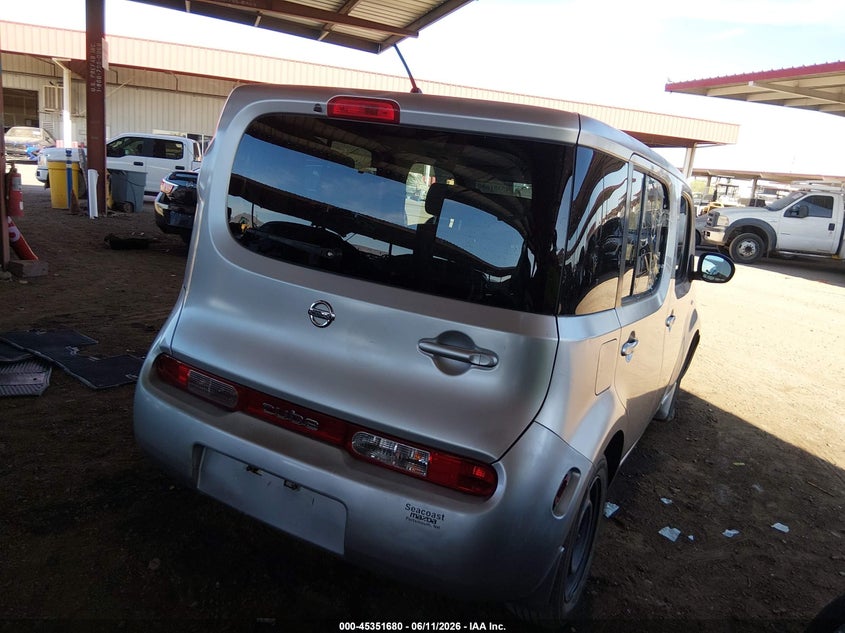 2010 Nissan Cube VIN JN8AZ2KR1AT168901 IAAI salvage auction — FRONT END, Salvage (Arizona), sold $500 on 2026-08-01 (photo 4)