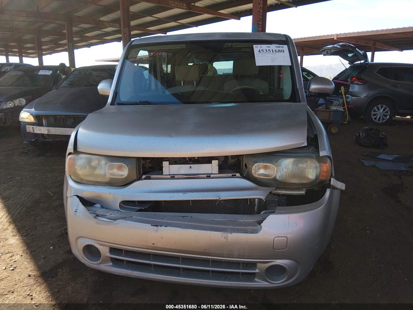 2010 Nissan Cube VIN JN8AZ2KR1AT168901 IAAI salvage auction — FRONT END, Salvage (Arizona), sold $500 on 2026-08-01 (photo 6)