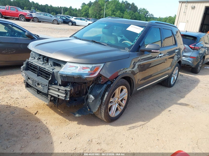 2016 Ford Explorer VIN 1FM5K7F81GGC20153 IAAI salvage auction — FRONT END, Salvage Title, sold $2,050 on 2026-08-03 (photo 2)