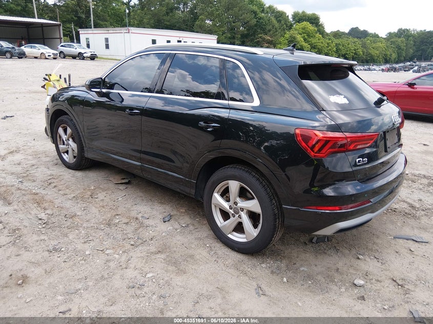2019 Audi Q3 VIN WA1AECF37K1065041 IAAI salvage auction — FRONT END, Rebuildable (Florida), sold $2,125 on 2026-07-31 (photo 3)