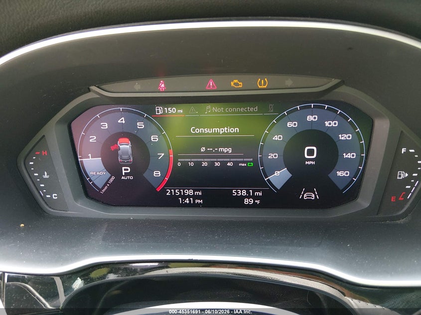 2019 Audi Q3 VIN WA1AECF37K1065041 IAAI salvage auction — FRONT END, Rebuildable (Florida), sold $2,125 on 2026-07-31 (photo 7)