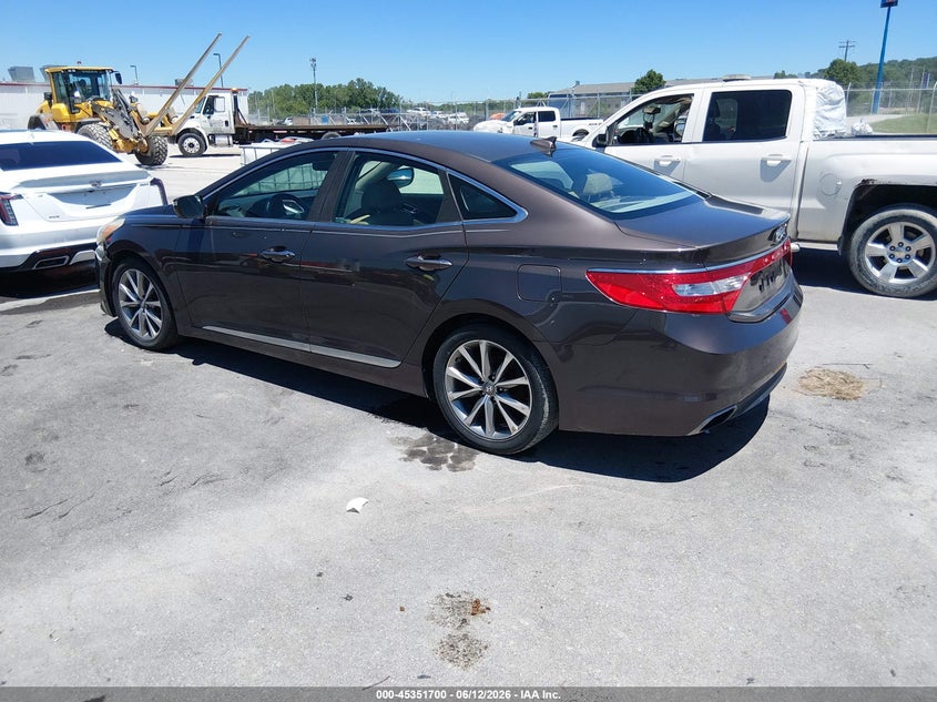 2015 Hyundai Azera VIN KMHFG4JG3FA483622 IAAI salvage auction — RIGHT FRONT, Salvage (Missouri), sold $25 on 2026-07-28 (photo 3)
