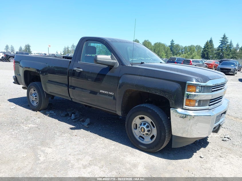 2016 Chevrolet Silverado 2500 VIN 1GC0CUEG5GZ345499 IAAI salvage auction — REAR END, Sf97 (Washington), sold $25 on 2026-07-29 (photo 1)