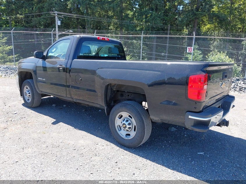 2016 Chevrolet Silverado 2500 VIN 1GC0CUEG5GZ345499 IAAI salvage auction — REAR END, Sf97 (Washington), sold $25 on 2026-07-29 (photo 3)