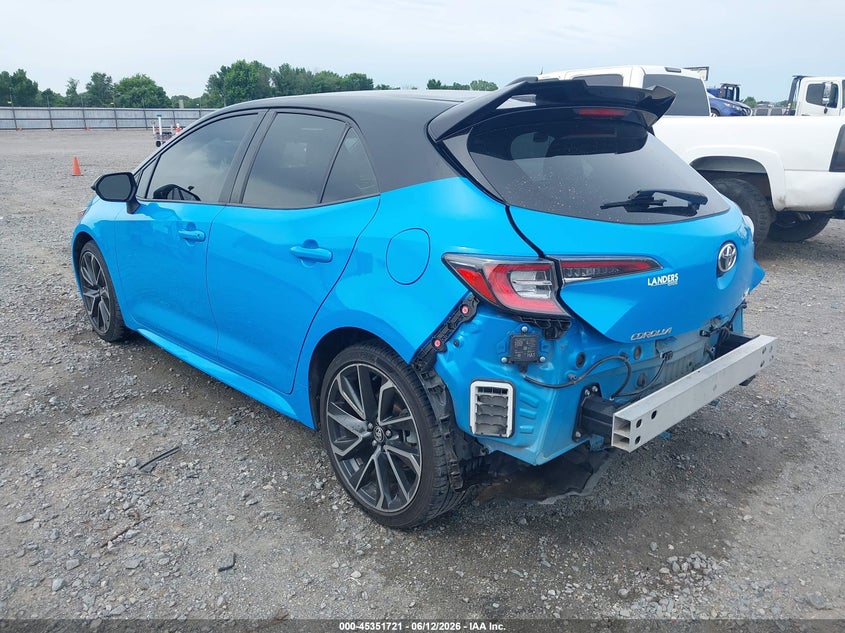 2022 Toyota Corolla VIN JTNA4MBE9N3161375 IAAI salvage auction — SIDE, Clear (Arkansas), sold $5,200 on 2026-07-16 (photo 3)