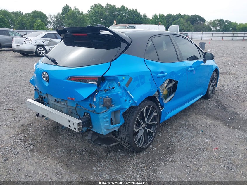2022 Toyota Corolla VIN JTNA4MBE9N3161375 IAAI salvage auction — SIDE, Clear (Arkansas), sold $5,200 on 2026-07-16 (photo 4)
