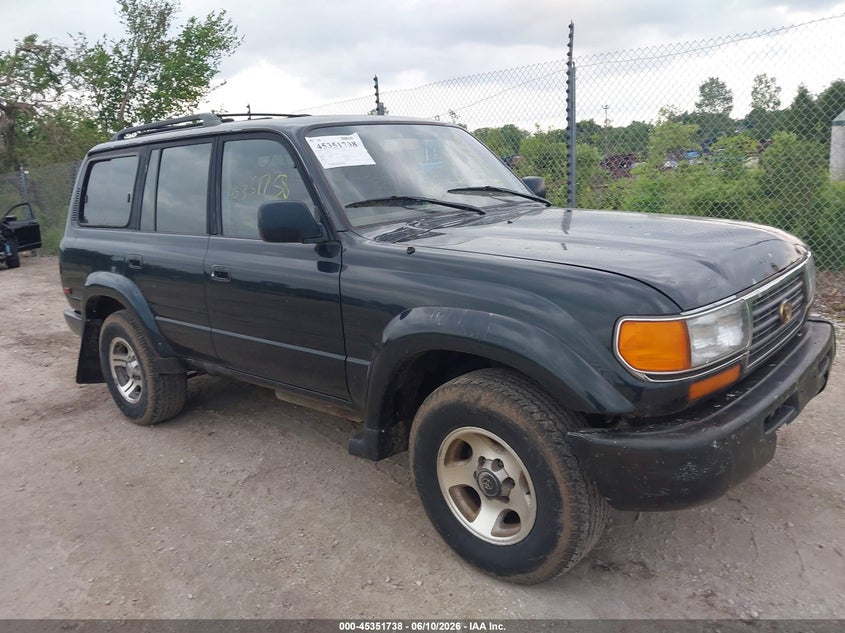 1996 Toyota Land cruiser VIN JT3HJ85J0T0143880 IAAI salvage auction — NORMAL WEAR, Clear-Endorsement (Wisconsin), sold $2,125 on 2026-07-28 (photo 1)