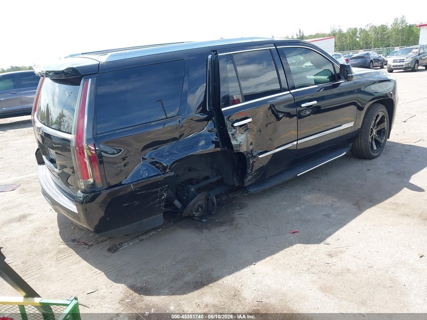 2019 Cadillac Escalade VIN 1GYS3BKJ2KR169155 IAAI salvage auction — RIGHT REAR, Rebuildable (Florida), sold $9,600 on 2026-07-29 (photo 4)