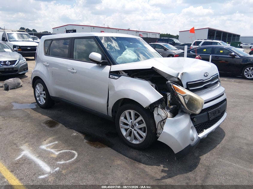 2018 Kia Soul VIN KNDJP3A56J7507568 IAAI salvage auction — FRONT END, Salvage Title, sold $750 on 2026-07-31 (photo 1)