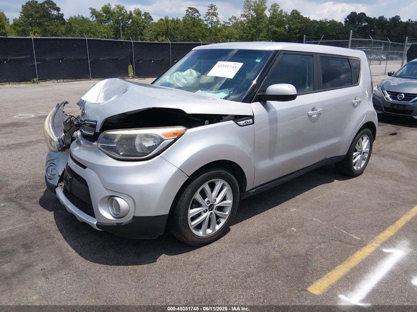 2018 Kia Soul VIN KNDJP3A56J7507568 IAAI salvage auction — FRONT END, Salvage Title, sold $750 on 2026-07-31 (photo 2)
