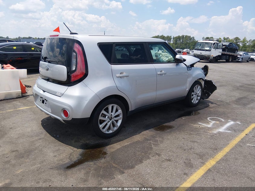 2018 Kia Soul VIN KNDJP3A56J7507568 IAAI salvage auction — FRONT END, Salvage Title, sold $750 on 2026-07-31 (photo 4)