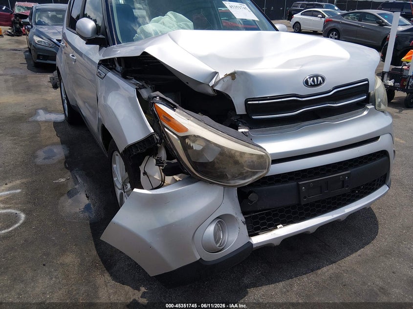 2018 Kia Soul VIN KNDJP3A56J7507568 IAAI salvage auction — FRONT END, Salvage Title, sold $750 on 2026-07-31 (photo 6)