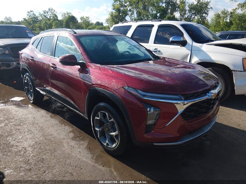2024 Chevrolet Trax VIN KL77LHE29RC105319 IAAI salvage auction — HAIL, Salvage Title, sold $8,825 on 2026-07-28 (photo 1)