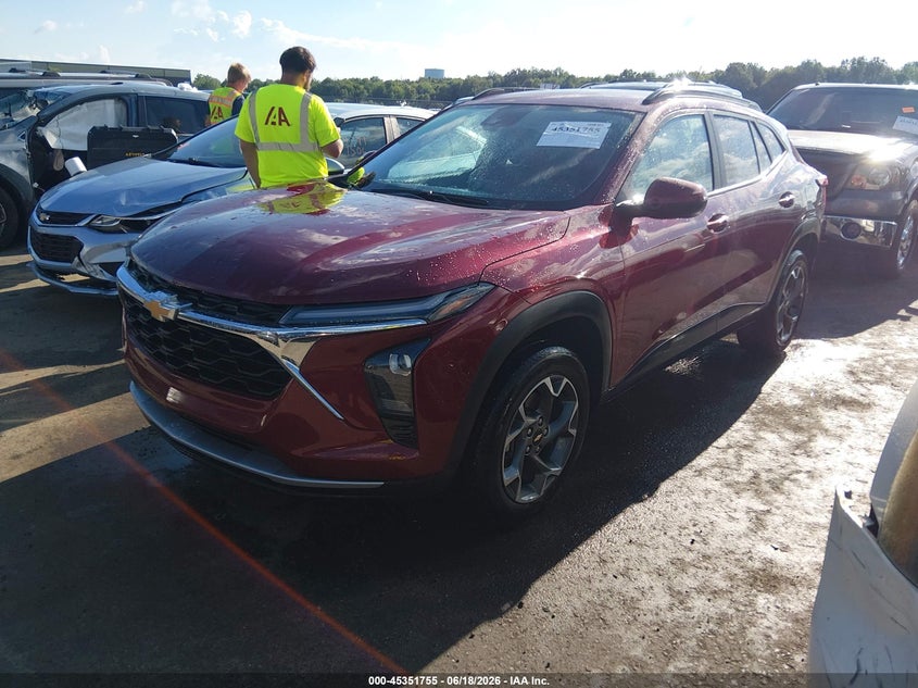 2024 Chevrolet Trax VIN KL77LHE29RC105319 IAAI salvage auction — HAIL, Salvage Title, sold $8,825 on 2026-07-28 (photo 2)