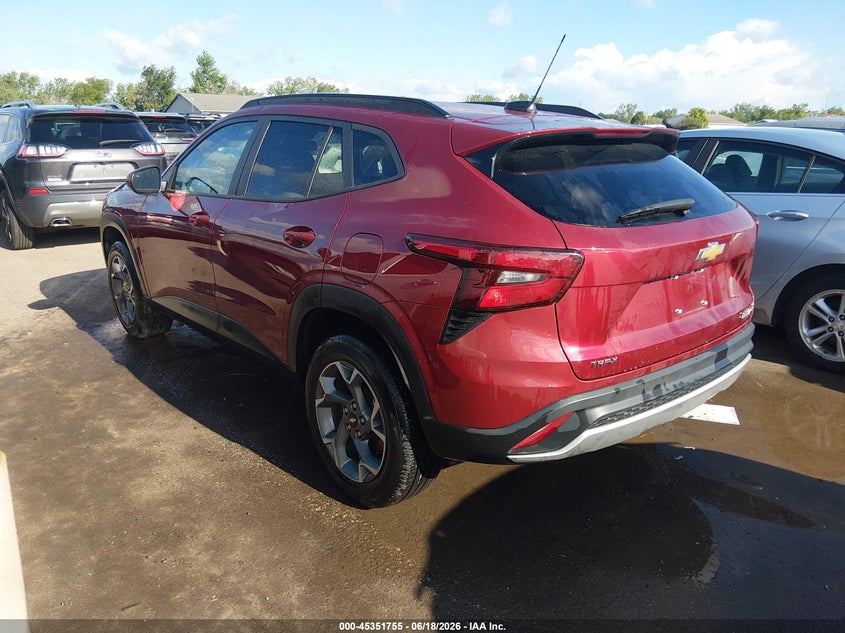 2024 Chevrolet Trax VIN KL77LHE29RC105319 IAAI salvage auction — HAIL, Salvage Title, sold $8,825 on 2026-07-28 (photo 3)