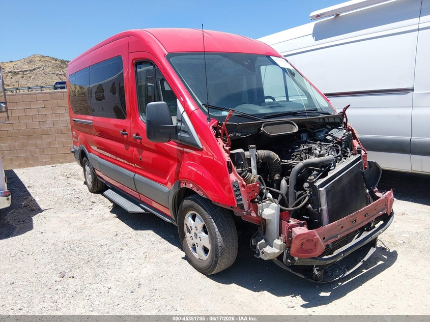 2017 Ford VIN 1FBAX2CG1HKA17401 IAAI salvage auction — FRONT END, Salvage Title, sold $4,450 on 2026-07-11 (photo 1)