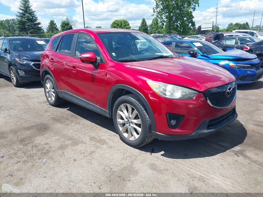 2015 Mazda Cx-5 VIN JM3KE4DY1F0510312 IAAI salvage auction — FRONT END, Clear (Michigan), sold $1,525 on 2026-07-23 (photo 1)