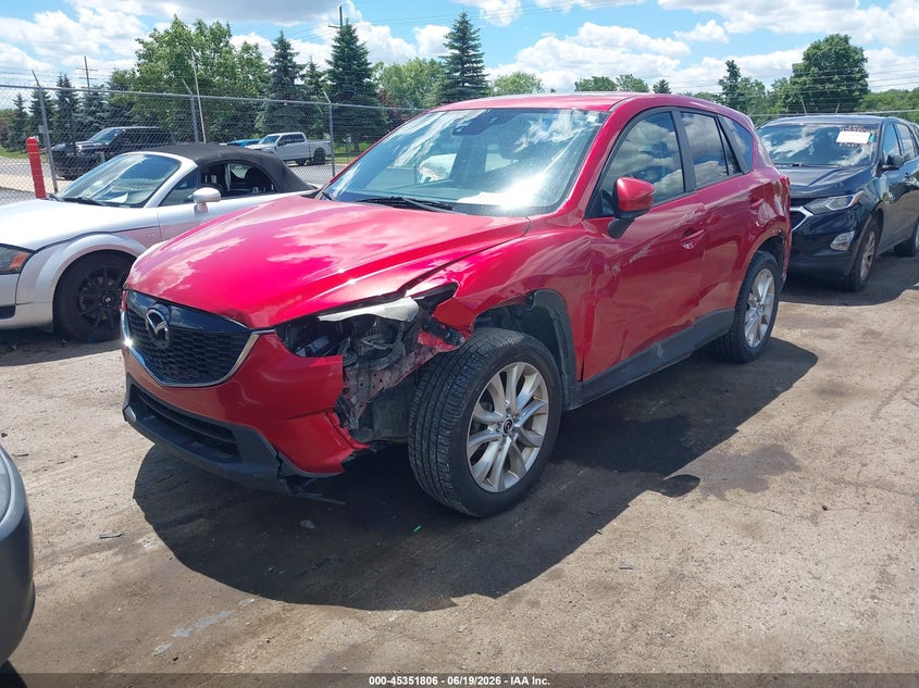 2015 Mazda Cx-5 VIN JM3KE4DY1F0510312 IAAI salvage auction — FRONT END, Clear (Michigan), sold $1,525 on 2026-07-23 (photo 2)