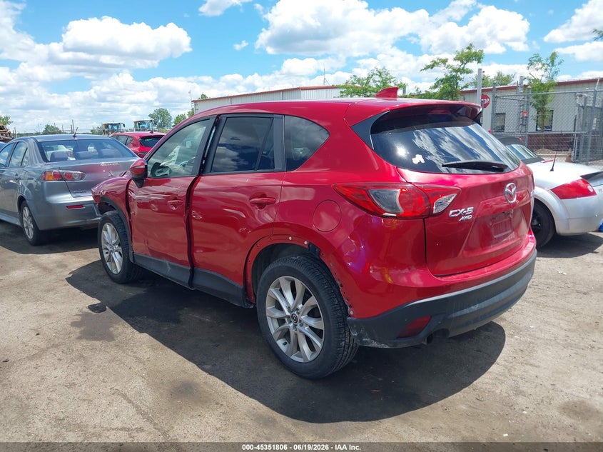 2015 Mazda Cx-5 VIN JM3KE4DY1F0510312 IAAI salvage auction — FRONT END, Clear (Michigan), sold $1,525 on 2026-07-23 (photo 3)