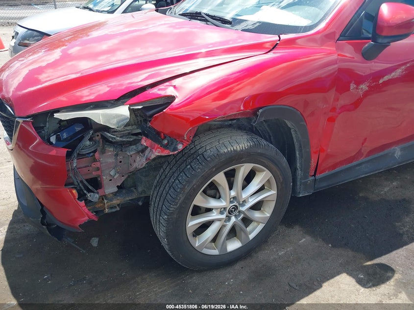 2015 Mazda Cx-5 VIN JM3KE4DY1F0510312 IAAI salvage auction — FRONT END, Clear (Michigan), sold $1,525 on 2026-07-23 (photo 6)