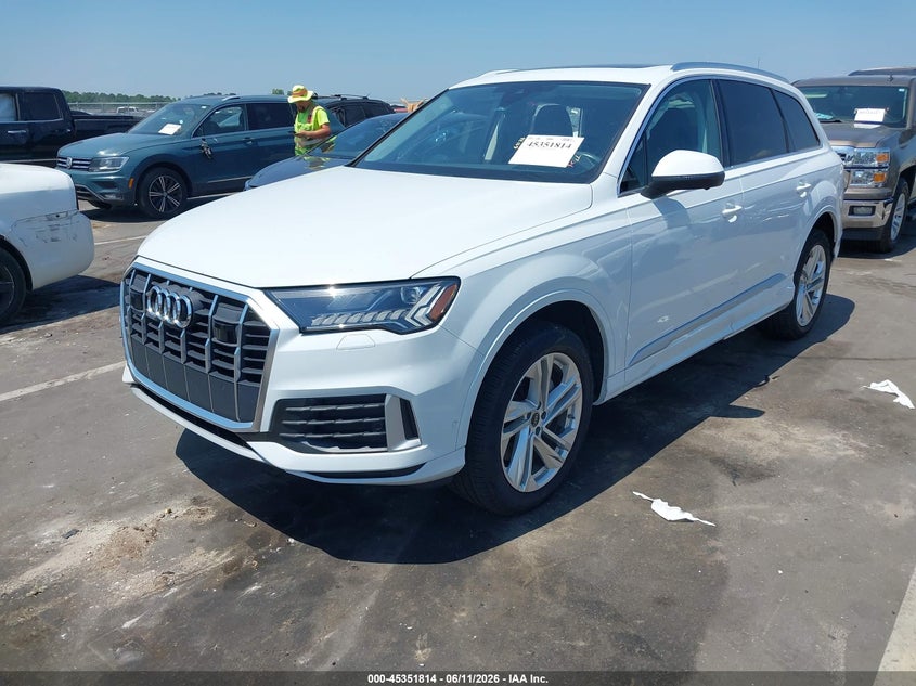 2023 Audi Q7 VIN WA1LCBF78PD020126 IAAI salvage auction — SIDE, Salvage (North Carolina), sold $15,600 on 2026-07-31 (photo 2)