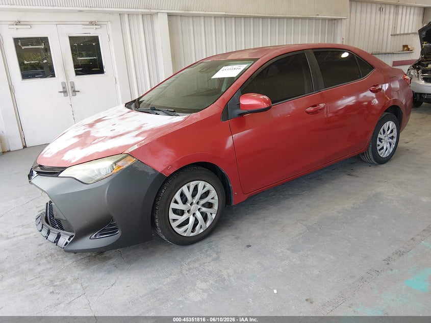 2018 Toyota Corolla VIN 5YFBURHE3JP772193 IAAI salvage auction — RIGHT FRONT, Salvage Title, sold $2,550 on 2026-07-29 (photo 2)