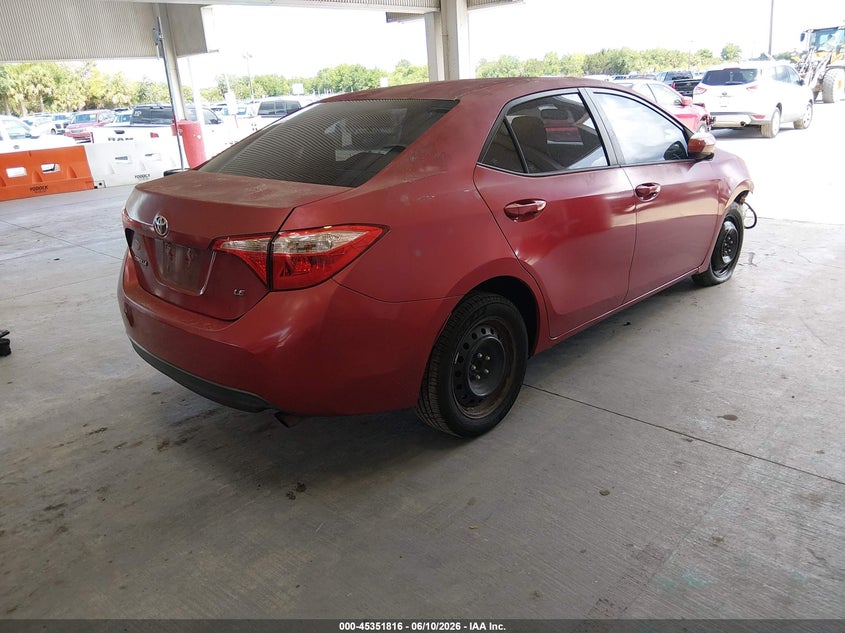 2018 Toyota Corolla VIN 5YFBURHE3JP772193 IAAI salvage auction — RIGHT FRONT, Salvage Title, sold $2,550 on 2026-07-29 (photo 4)