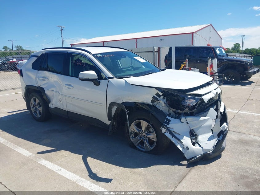 2025 Toyota Rav 4 VIN JTMRWRFV1SD313700 IAAI salvage auction — FRONT END, Salvage (Indiana), sold $12,150 on 2026-07-17 (photo 1)