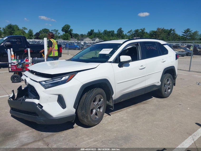 2025 Toyota Rav 4 VIN JTMRWRFV1SD313700 IAAI salvage auction — FRONT END, Salvage (Indiana), sold $12,150 on 2026-07-17 (photo 2)