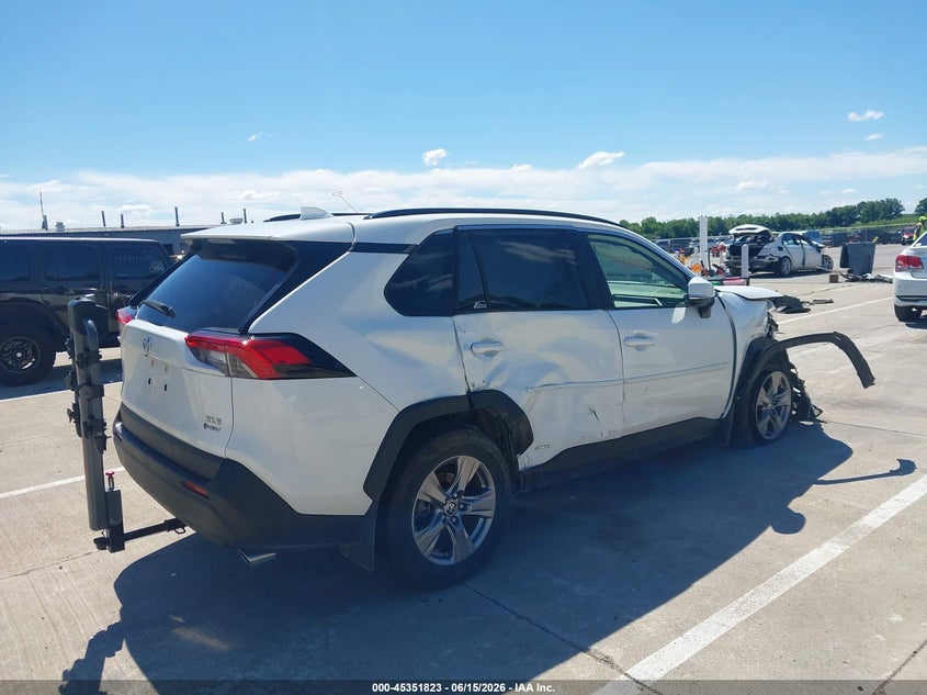 2025 Toyota Rav 4 VIN JTMRWRFV1SD313700 IAAI salvage auction — FRONT END, Salvage (Indiana), sold $12,150 on 2026-07-17 (photo 4)