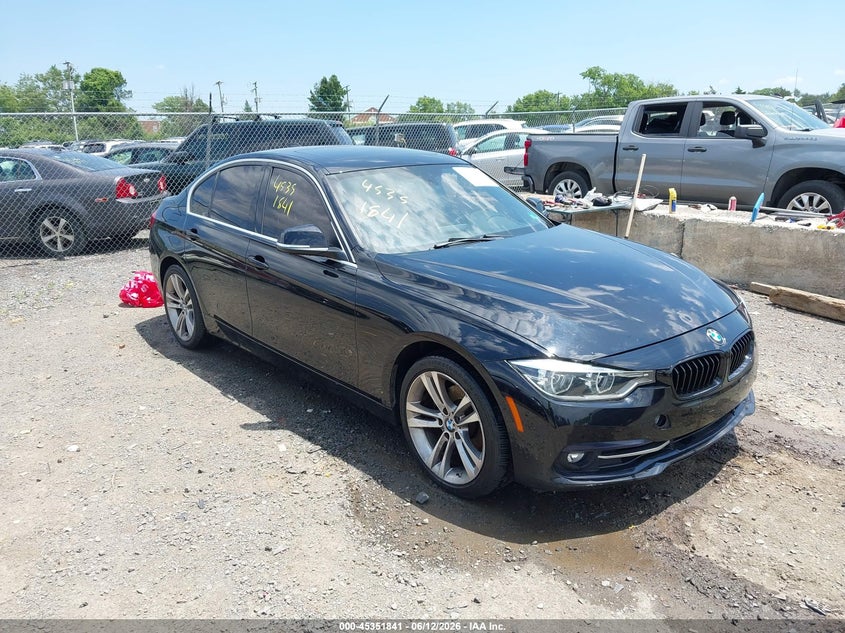 2017 BMW 3er VIN WBA8B9G59HNU48669 IAAI salvage auction — UNKNOWN, Salvage (Virginia), sold $1,925 on 2026-07-21 (photo 1)